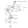 suporte articulado de mesa ipad tablets 8 a 10 1 tbm 4 4