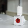 powercube extended 3m usb pwc x4u 3m filtro linha tomada 4