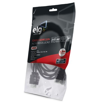 cabo hdmi 25m 3d ready 4k hd25 colour spaces elg 1