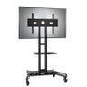 pedestal para tv de 32 a 75 suporte videoconferencia com rodizios cts55 nb 1