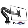 suporte monitor articulado f90 usb elg com 2 portas 3 0 1