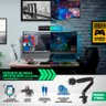 Suporte Articulado com Pistão a Gás para Monitor Gamer 20 a 35 Polegadas 5