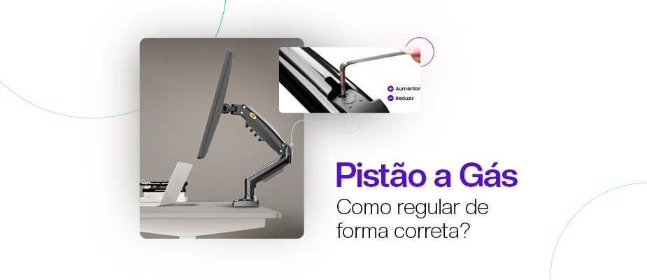 Como Regular o Suporte de Pistão a Gás