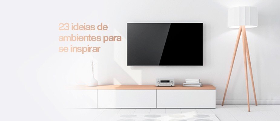 23 ideias de ambientes com suportes para TV
