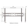 Medidas Suporte Fixo de Parede N01V8XL