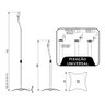 Pedestal para Caixas de Som Pequeno Porte SR11 ELG