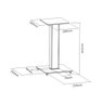 Pedestal para Caixas Acústicas Bookshelf SPHT460-PR Desenho