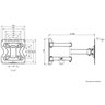 Suporte TV 15 a 55 Articulado de Parede FULL20_PRO ELG Desenho Técnico