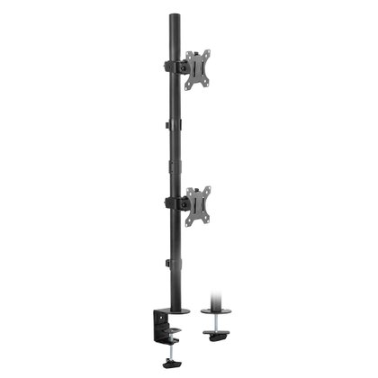 Suporte para 2 Monitores 15 a 34 V1224C Base Morsa Central Suportes