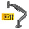 Suporte Monitor 17 a 35 F98HDMI Pistão a Gás 1