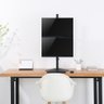 Suporte para 2 Monitores Vertical com Base de Mesa V1224N Ambientada Frontal