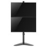Suporte para 2 Monitores Vertical com Base de Mesa V1224N Frontal