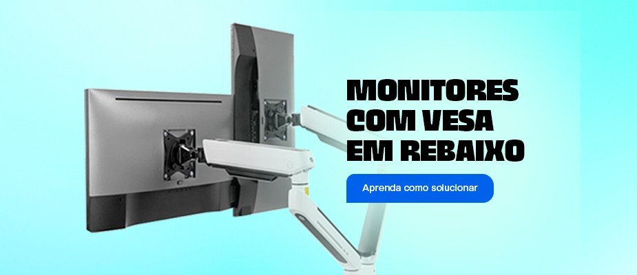 Como usar Suporte em monitor de VESA com rebaixo