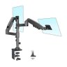 Suporte de Mesa Articulado 2 Monitores 17 a 35 Pistão a Gás PX-H160 1