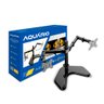Suporte Articulado 2 Monitores 14 a 32 Base de Mesa SIM-3000 Embalagem