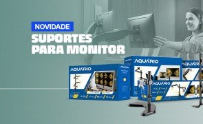 banner blog novidades suportes para monitores marca aquario