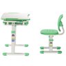 Mesa + Cadeira Infantil Estudos e Desenho Regulável B201S Verde 02