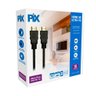 Cabo HDMI 2.0 4K High Speed 60Hz HDR 19P 26AWG 15 Metros PIX Embalagem