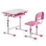Mesa + Cadeira Infantil Estudos e Desenho Regulável B207-PINK Rosa
