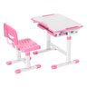 Mesa + Cadeira Infantil Estudos e Desenho Regulável B207-PINK Rosa 1