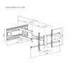 Suporte Articulado para TV 43 a 80 Braço Extra Longo CTA800-SOLO