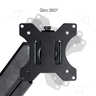 Suporte para Monitor 17 a 32 Pistão a Gás de Parede PW01A PCYES Rotação