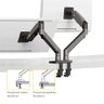 Suporte Articulado para Monitor 27 a 45 Braço duplo Pistão a Gás G75-NB Fixação 2