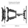 Suporte para TV 32 a 86 Braço Articulado de Parede Fitter FA6 4