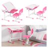 Mesa Cadeira Infantil Estudos e Desenho Regulável B207 Pink Rosa 3