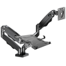 Kit Suporte Articulado Monitor 17" a 35" Pistão a Gás F160N ELG com Bandeja NBH-2