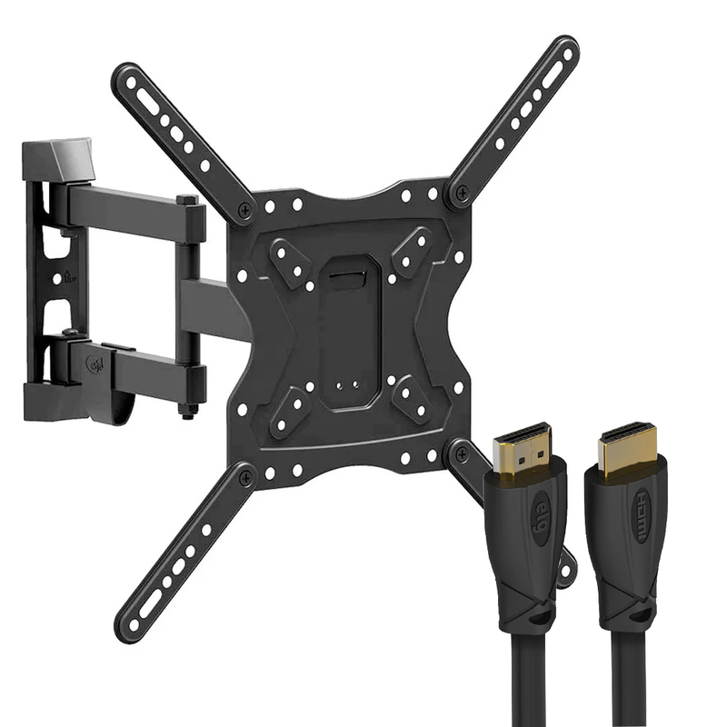 Suporte Articulado TV 26 a 65 + Cabo HDMI 2,5m KF4H25 ELG