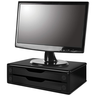 Suporte para Monitor com 2 Gavetas MDF Preto 3346 Souza Office