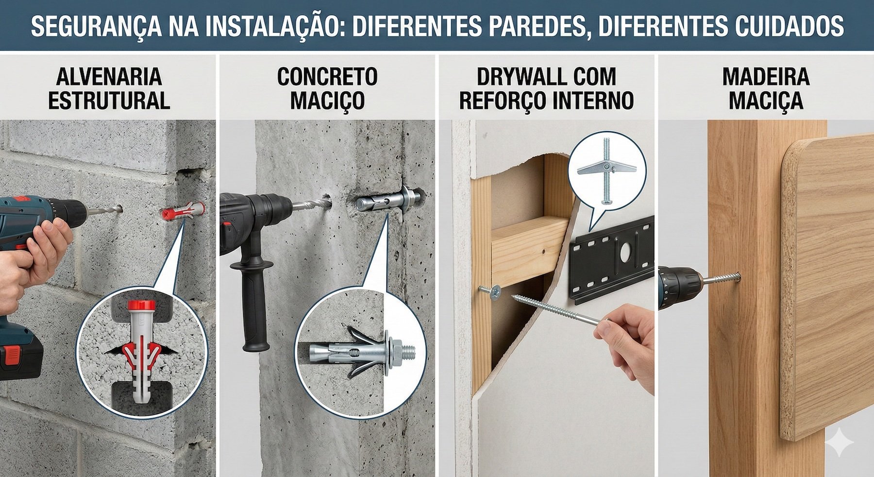 imagem tipos paredes