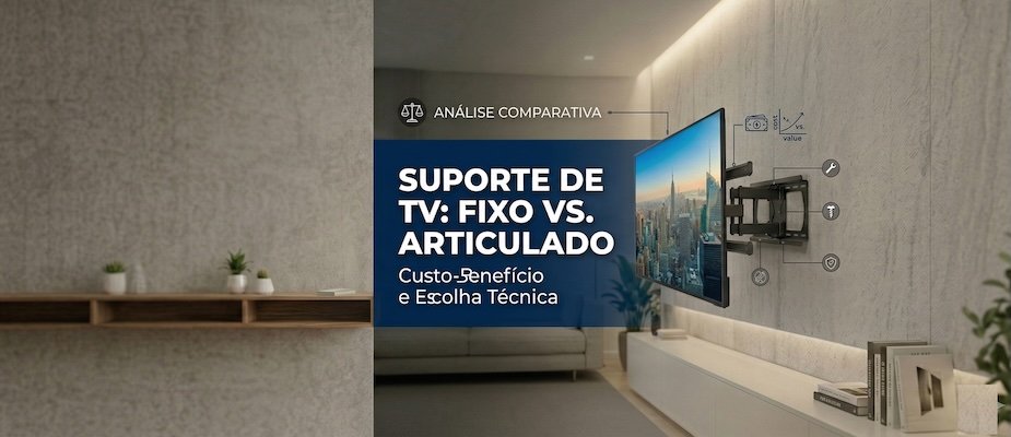 Suporte de TV Fixo vs. Articulado: Custo-Benefício e Escolha Técnica Suporte de TV Fixo vs. Articulado: Custo-Benefício e Escolha Técnica
