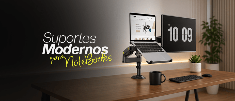 Suporte para Notebook com Design Moderno para Escritório Corporativo Suporte para Notebook com Design Moderno para Escritório Corporativo