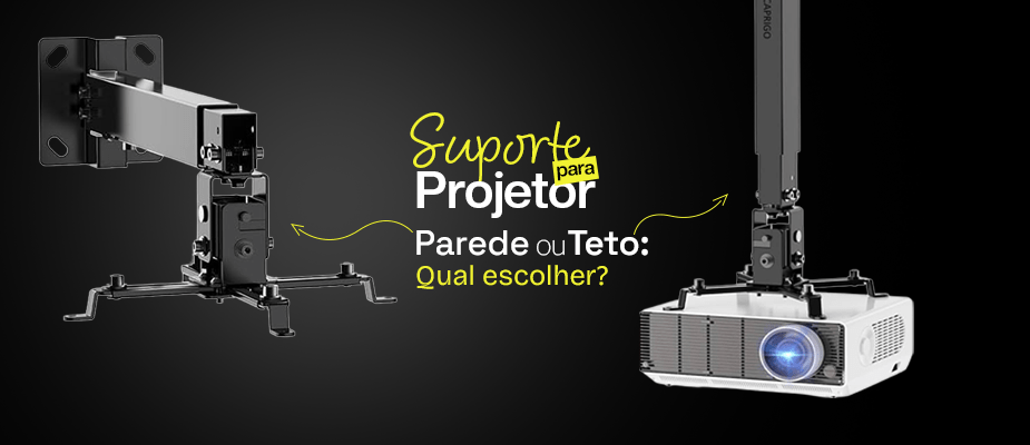 Melhores suportes para projetor: teto ou parede? Melhores suportes para projetor: teto ou parede?