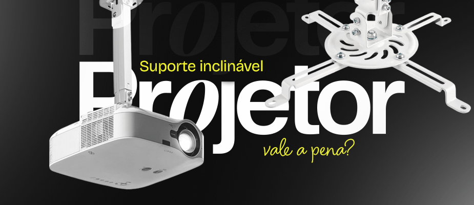 Suporte para projetor com ajuste de altura e inclinação: vale a pena?
